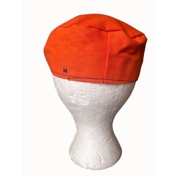 Vintage Surge Tonganoxie Orange & Black painters Cap Size M - Picture 4 of 8
